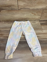 NEW Cat & Jack Tie-Dye Waffle Knit Pants White sz 3T