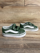 NEW Vans Old Skool V 'Tinsel Suede Green' Sneakers Green sz 3.5c