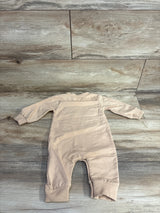 Textured Santa Baby Coverall Beige sz 0-3m