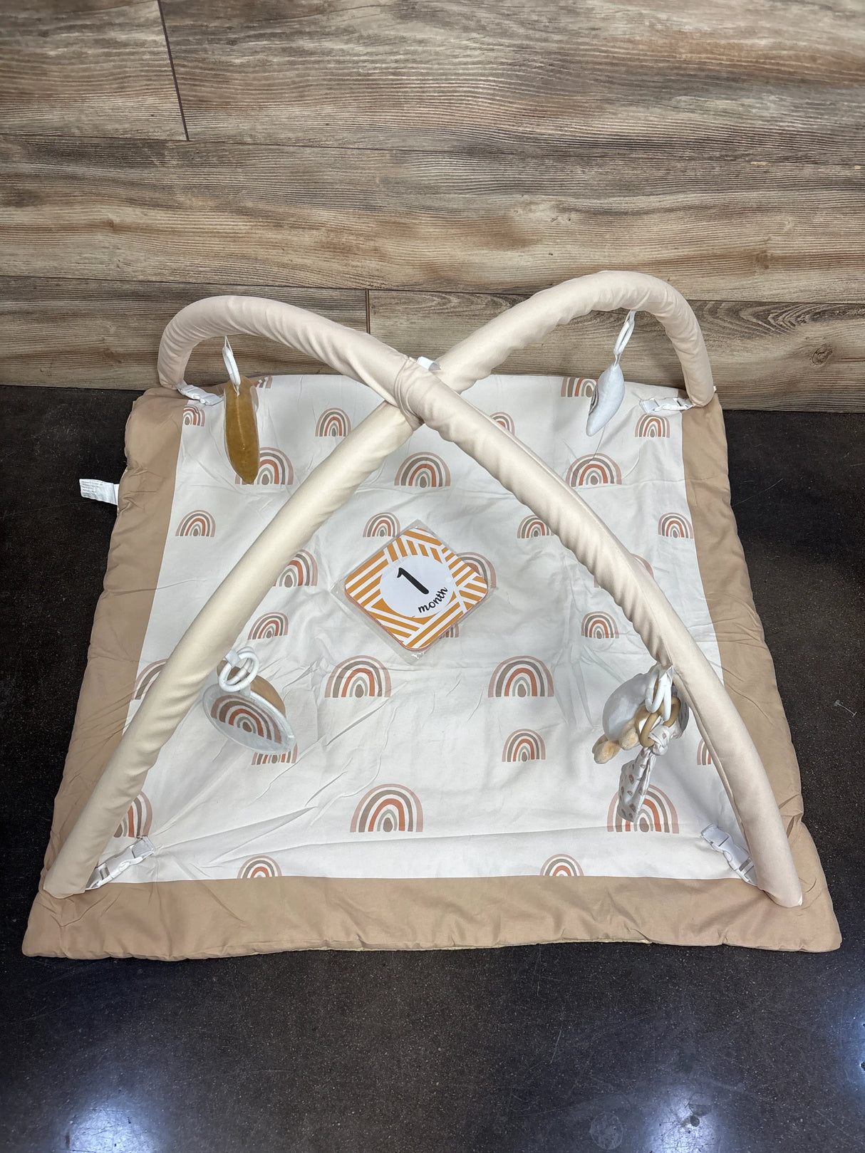 Mallify Tummy Time Play Gym Rainbow