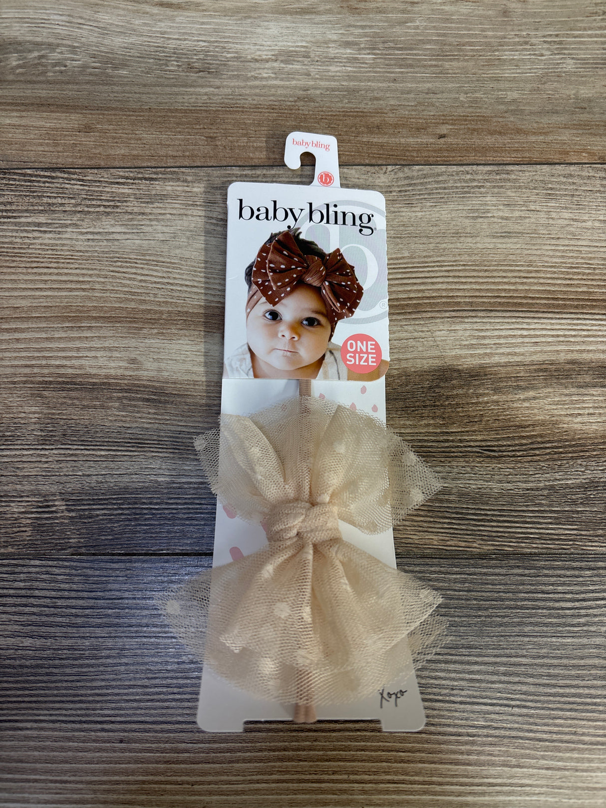 NEW Baby Bling Mesh Bow Headband One Size