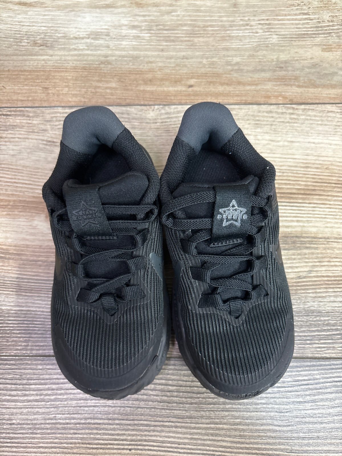 Nike Star Runner 4 TD 'Triple Black' Sneakers sz 8c