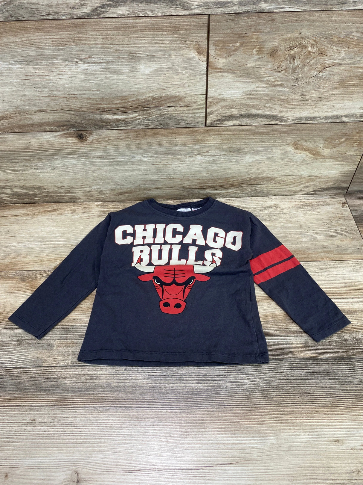 Zara Chicago Bulls Shirt Grey sz 2-3T