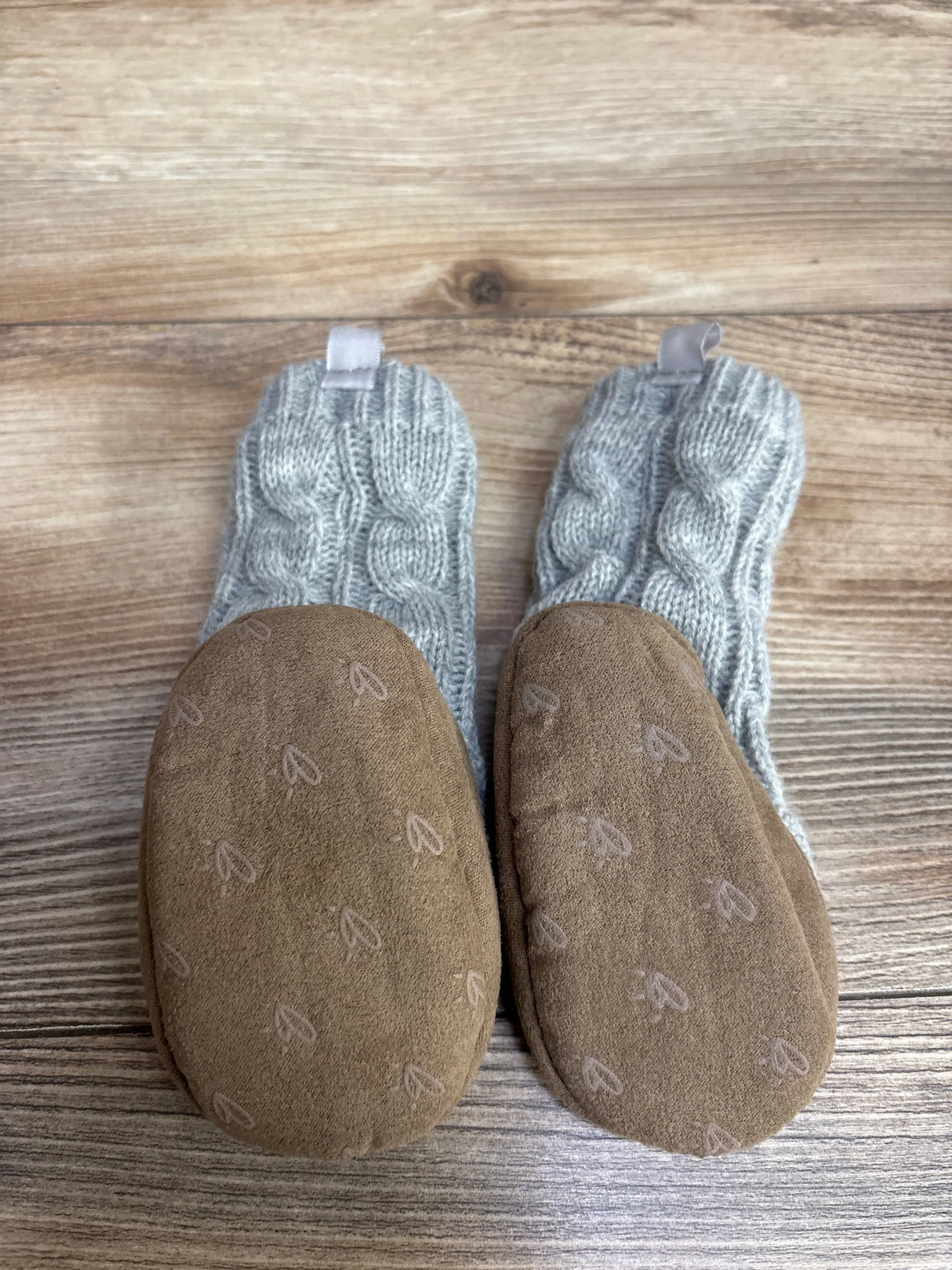 Goldbug Slipper Socks Grey sz 1/2c