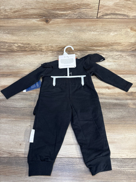 NEW Life Is Good 3pc Boo Crew Set Black sz 12m - Me n Mommy To Be