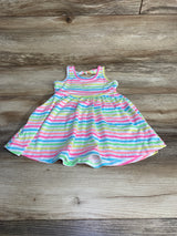 Freestyle Striped Tank Dress White sz 12m