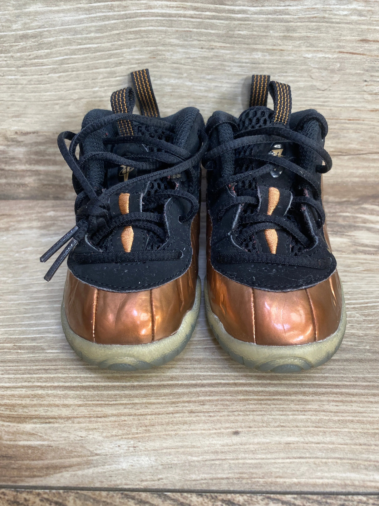 Nike Little Posite One TD 'Copper' Sneakers sz 5c