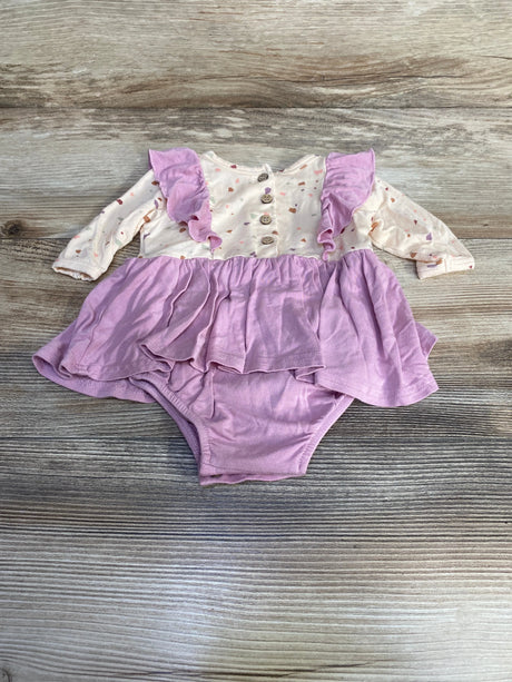 Dot Dot Baby Ruffle Bodysuit Dress sz 0-3m - Me n Mommy To Be
