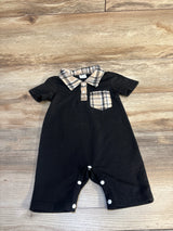Collard Pocket Romper Black sz 6-9m