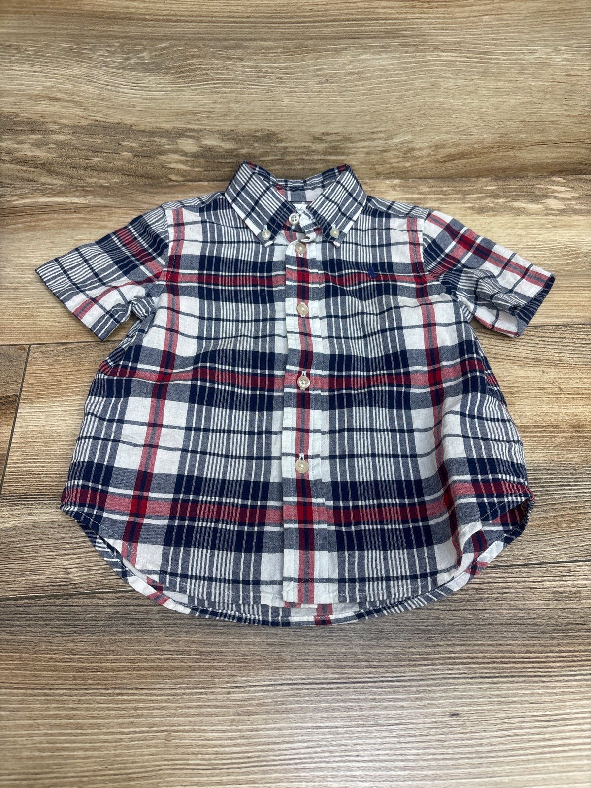 Ralph Lauren Button Down Shirt Blue sz 18m