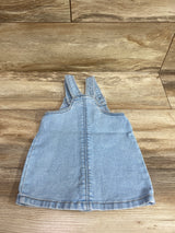 Wonder Nation Button Front Denim Skirtall Blue sz 12m