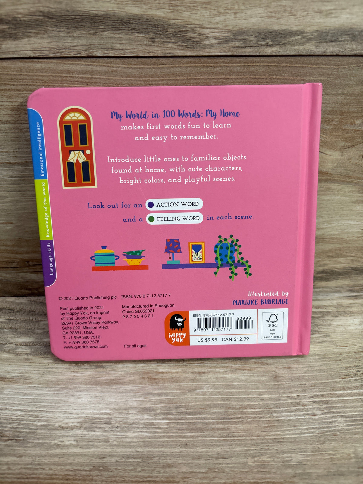 My World In 100 Words - My Home Board Book