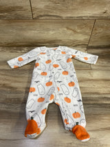 Just One You Ghost Print Blanket Sleeper White sz 3m
