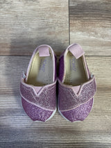Toms Colorblock Iridescent Glimmer Alpargata Shoes Purple sz 4c
