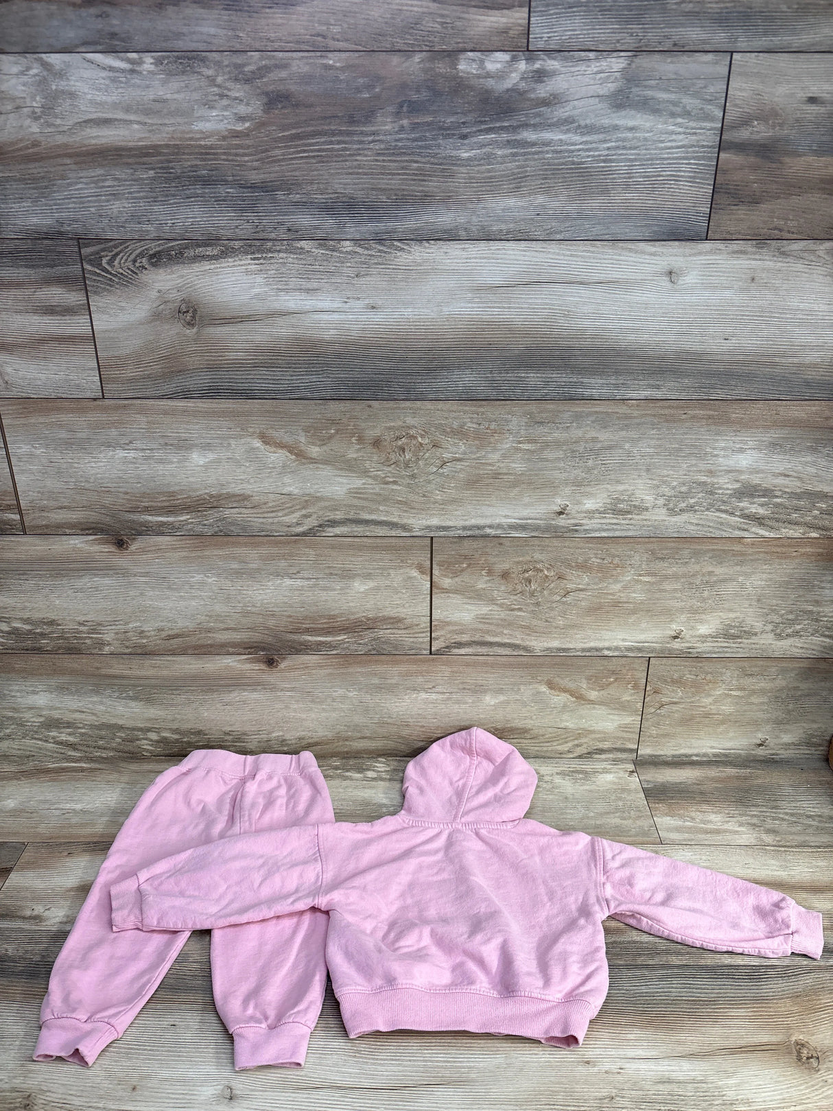 DKNY 2pc Pull Over Hoodie & Joggers Pink sz 3T