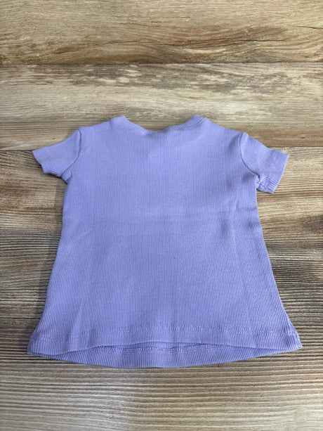 NEW Baby Gap Ribbed T-Shirt Purple sz 6-12m - Me n Mommy To Be