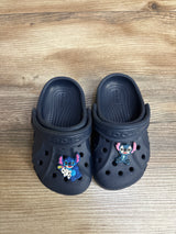 Crocs Baya Clogs w/ Jibbitz Navy sz 5c