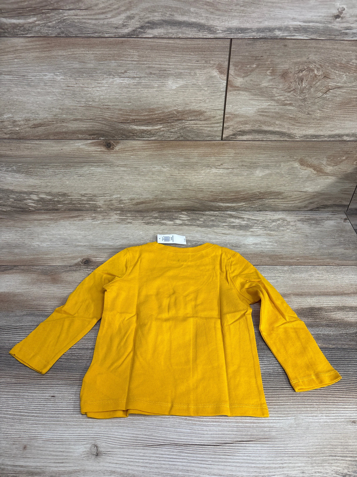 NEW Old Navy Yellow Excavator Print Shirt sz 18-24m