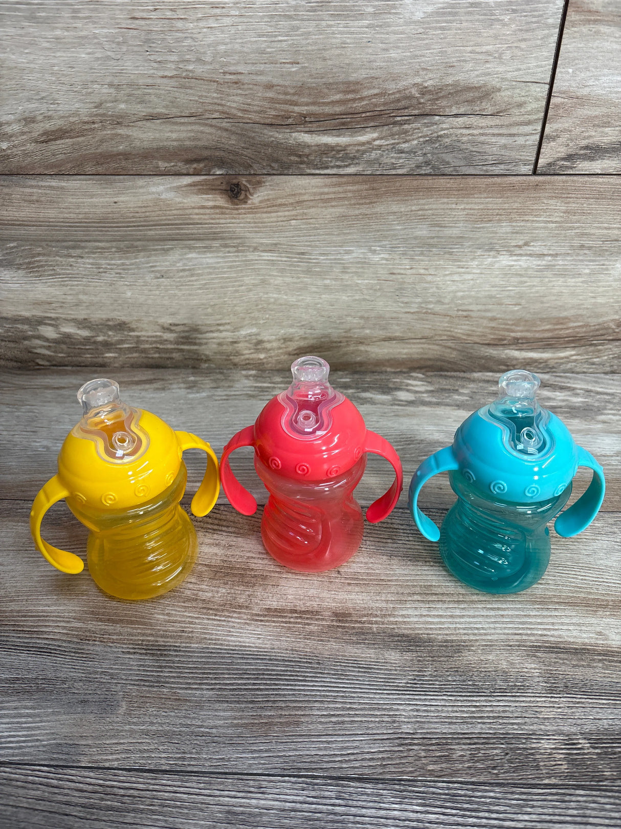 Nuby 2 Handle No-Spill Super Spout Grip N' Sip Cup 3pk 8oz