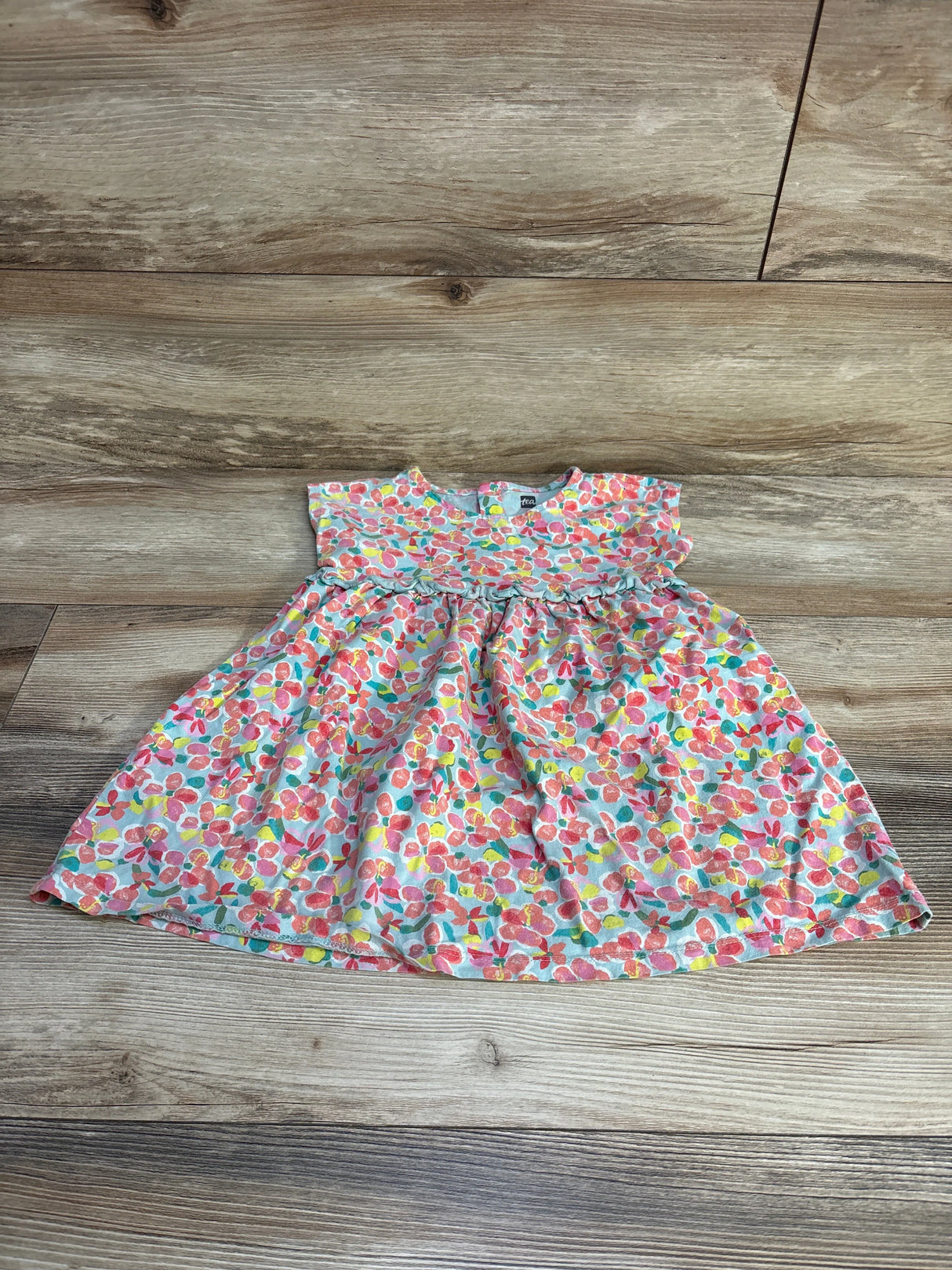 TEA Floral Ruffle Dress sz 3T - Me n Mommy To Be