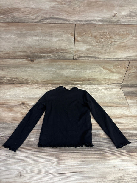 Janie & Jack ribbed black turtleneck long sleeve shirt for toddlers, size 3T