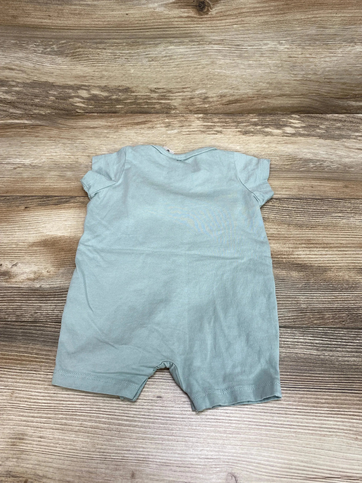 H&M Superhero Shortie Romper Green sz Newborn