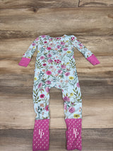 Posh P. 'Tasha' Bamboo Convertible Footie Blue sz 9-12m