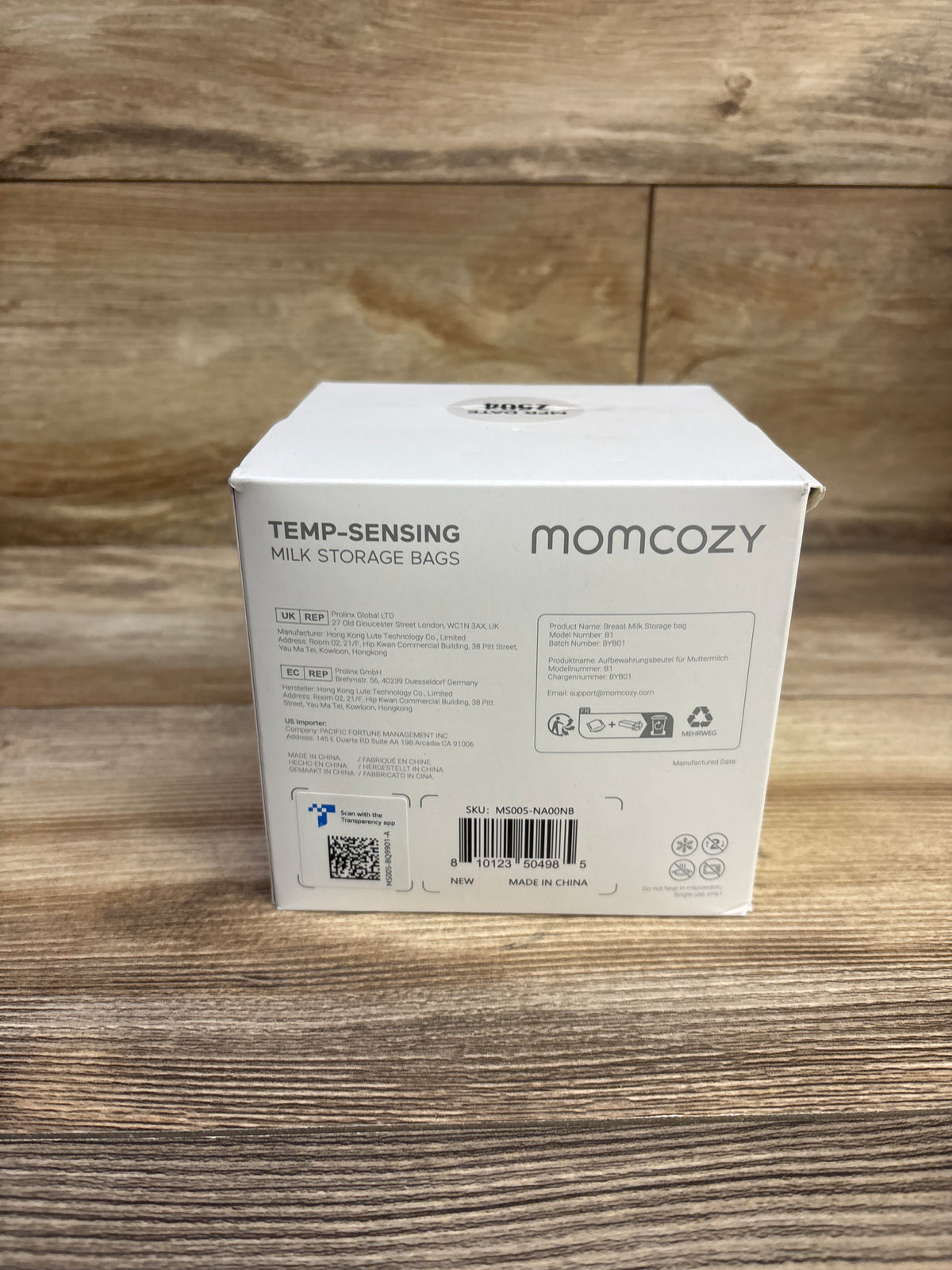 NEW Momcozy Temp-Sensing Breast Milk Storage Bags, 6oz 120ct.