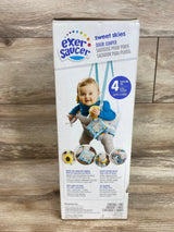 Evenflo Exersaucer Door Jumper With Removable Toys Sweet Skies*