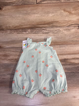 NEW Child Of Mine Shortie Romper Green sz 0-3m