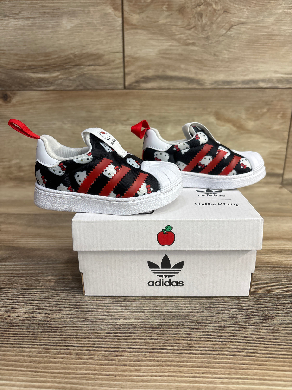 Adidas X Hello Kitty Superstar 360 I Sneakers Black sz 4c