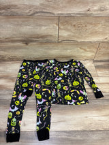 Little Sleepies Halloween 2pc Bamboo Pajama Set Black sz 4T
