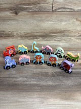 Zeoddler Magnetic Wooden Animals Train Set 11pk
