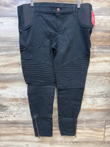 NEW Isabel Maternity Side Panel Utility Jeggings Black sz 12/Large