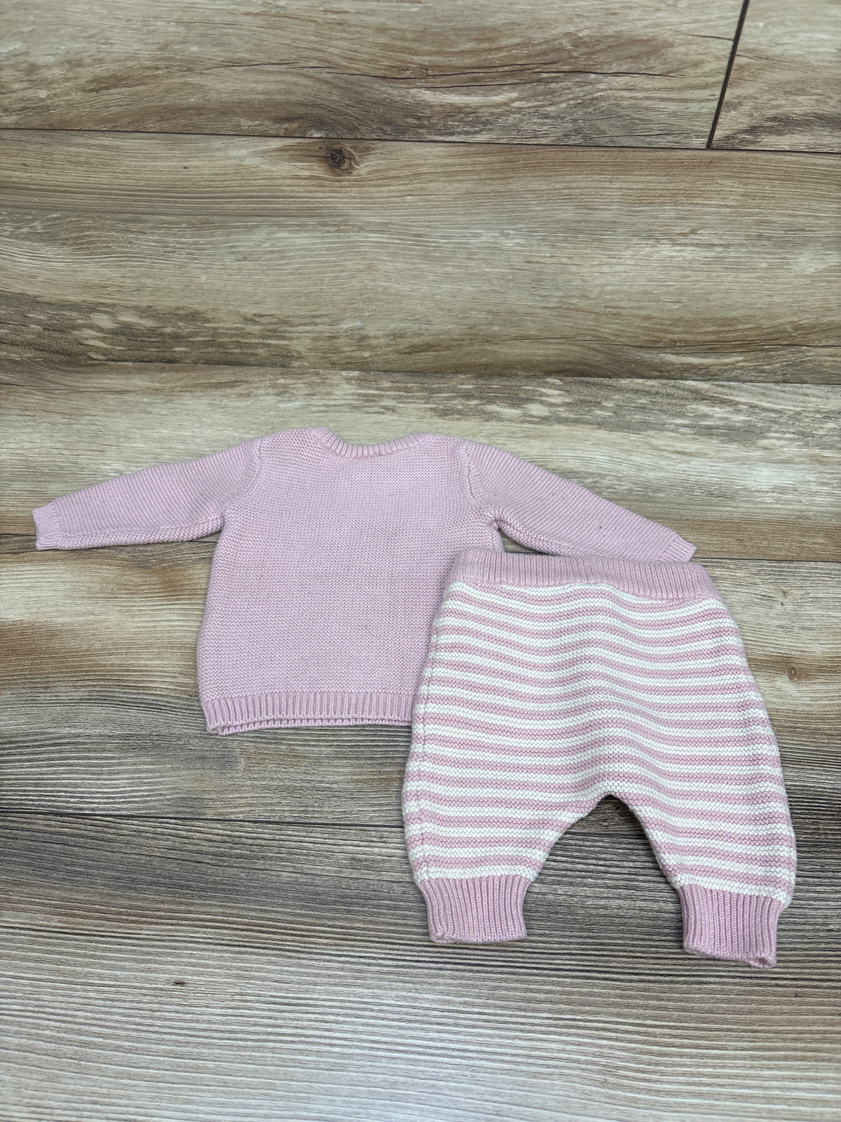 Just One You 2pc Knit Sweater & Pants Set Pink sz Newborn