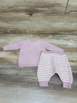 Just One You 2pc Knit Sweater & Pants Set Pink sz Newborn