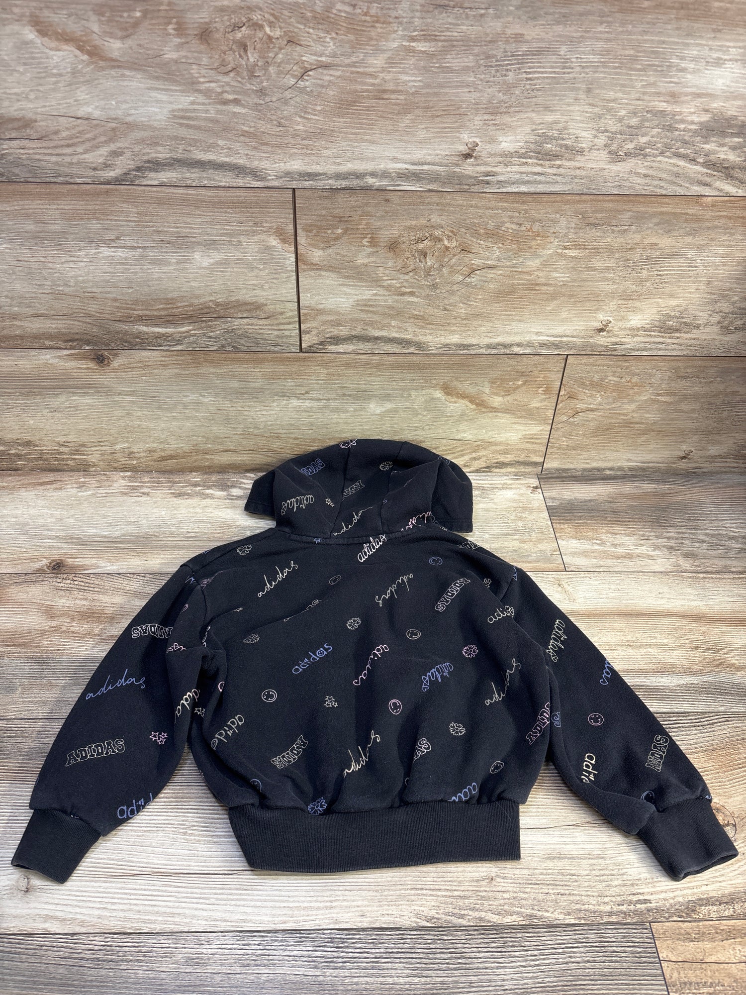 Adidas Pullover Hoodie Black sz 4T