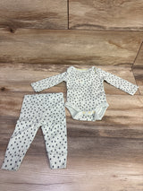 Cloud Island 2pc Bodysuit & Pants Set Green sz Newborn