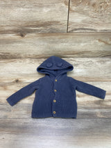 Carter's Hooded Cardigan Grey sz 3m