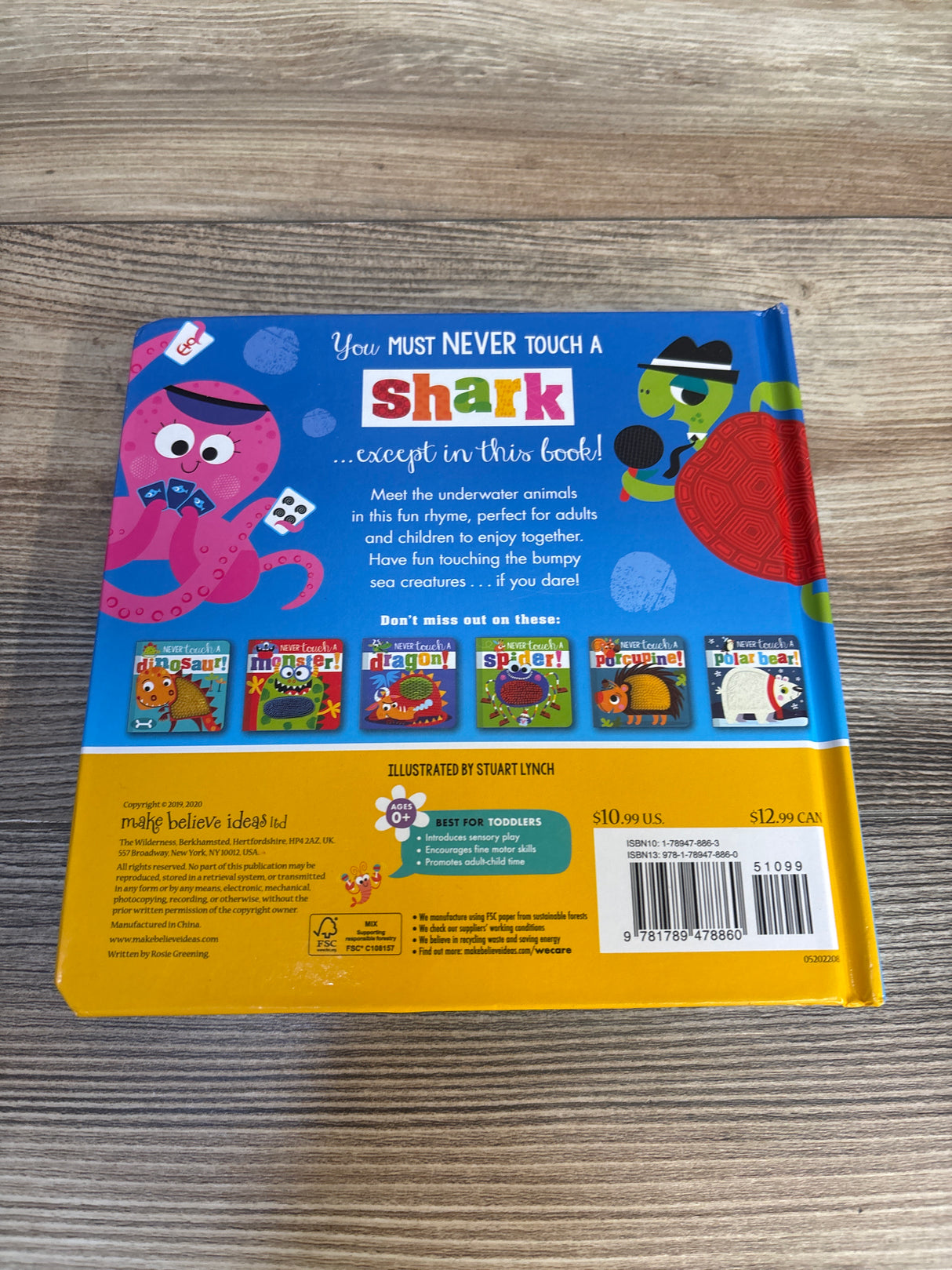 Never Touch A Shark! Board Book
