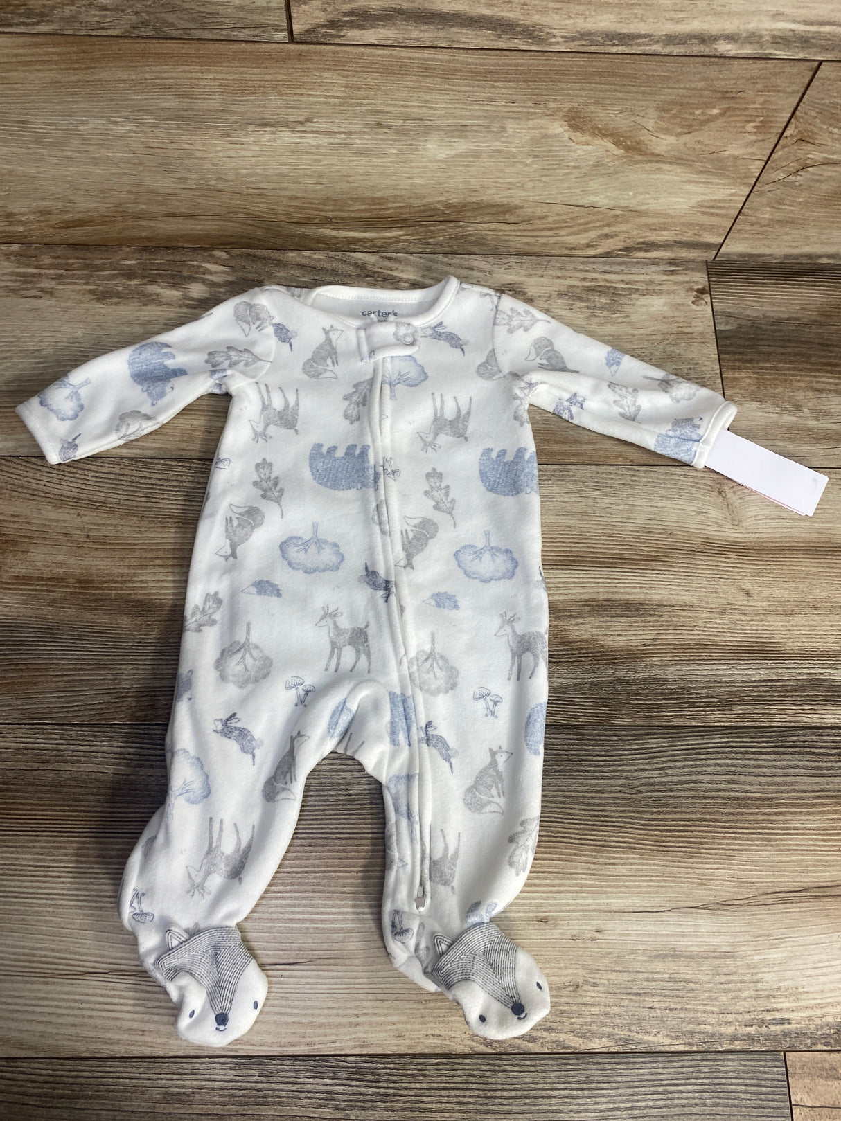 Just One You Nature Blanket Sleeper White sz 3m