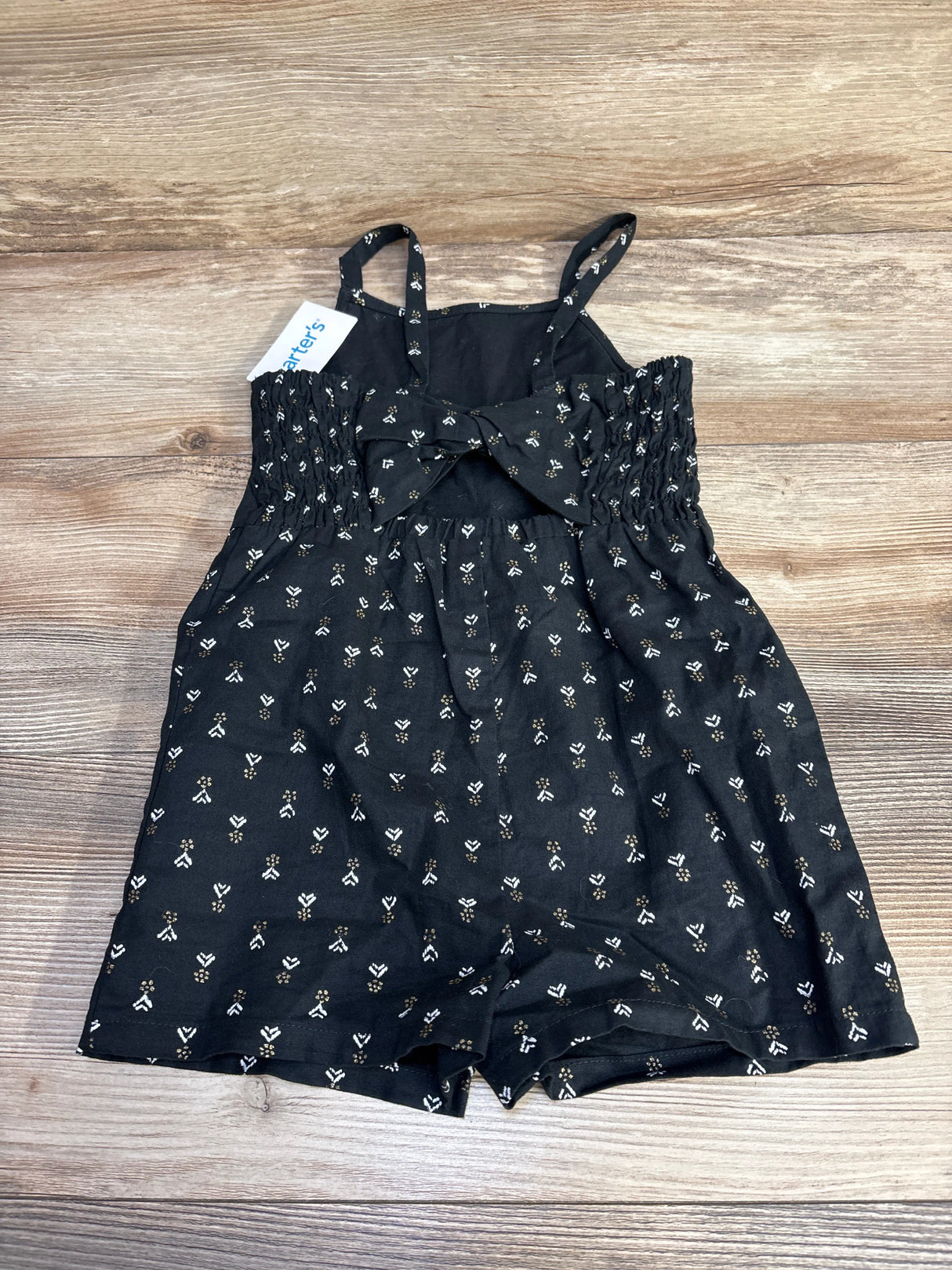 NEW Carter's Floral Romper Black sz 5T - Me n Mommy To Be