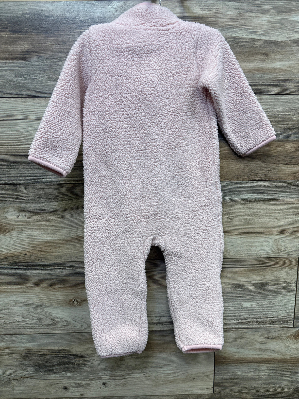 Carter's Fleece Sherpa Coverall Pink sz 18m