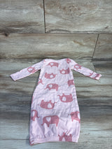 Simple Joys Elephant Print Sleep Sack Pink sz 0-3m