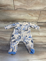 Carter's Animal Print Snap Sleeper Beige sz 3m