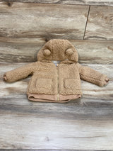 Starting Out Sherpa Bear Hoodie Brown sz 18m