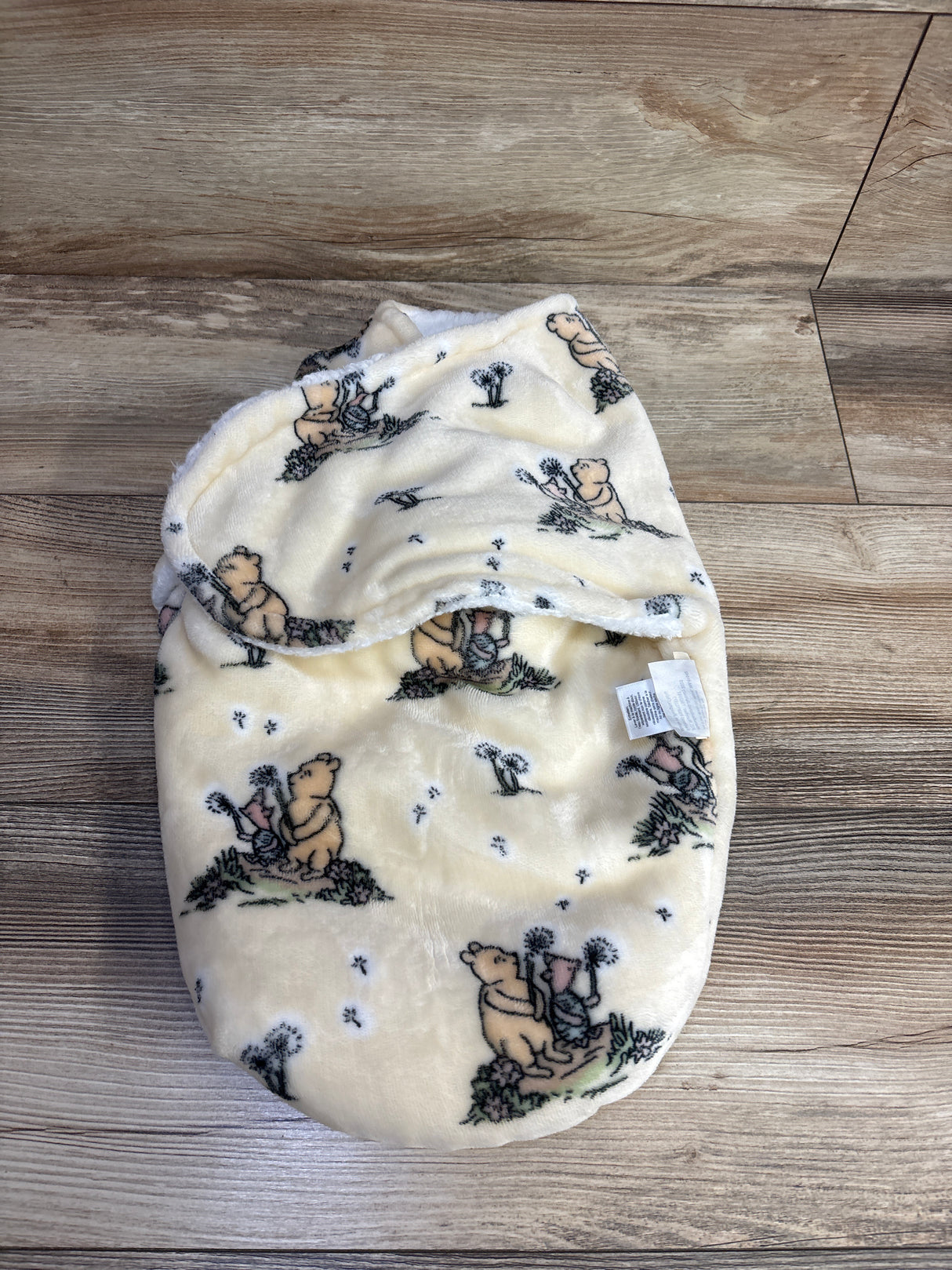 Pooh Bear Collection Winnie the Pooh Plush Swaddle Cream sz 0-3m