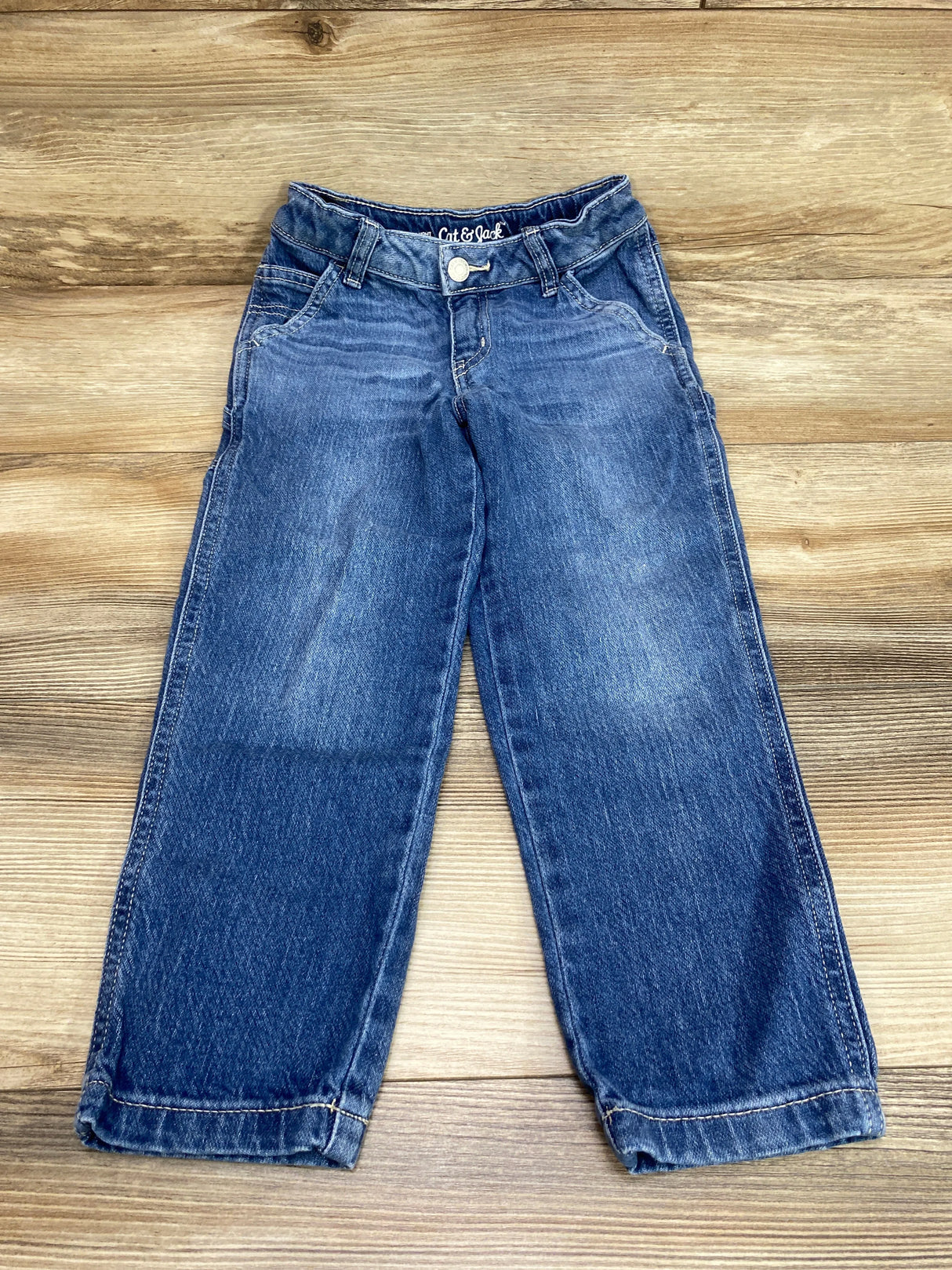 Cat & Jack Ankle Straight Jeans Blue sz 5T