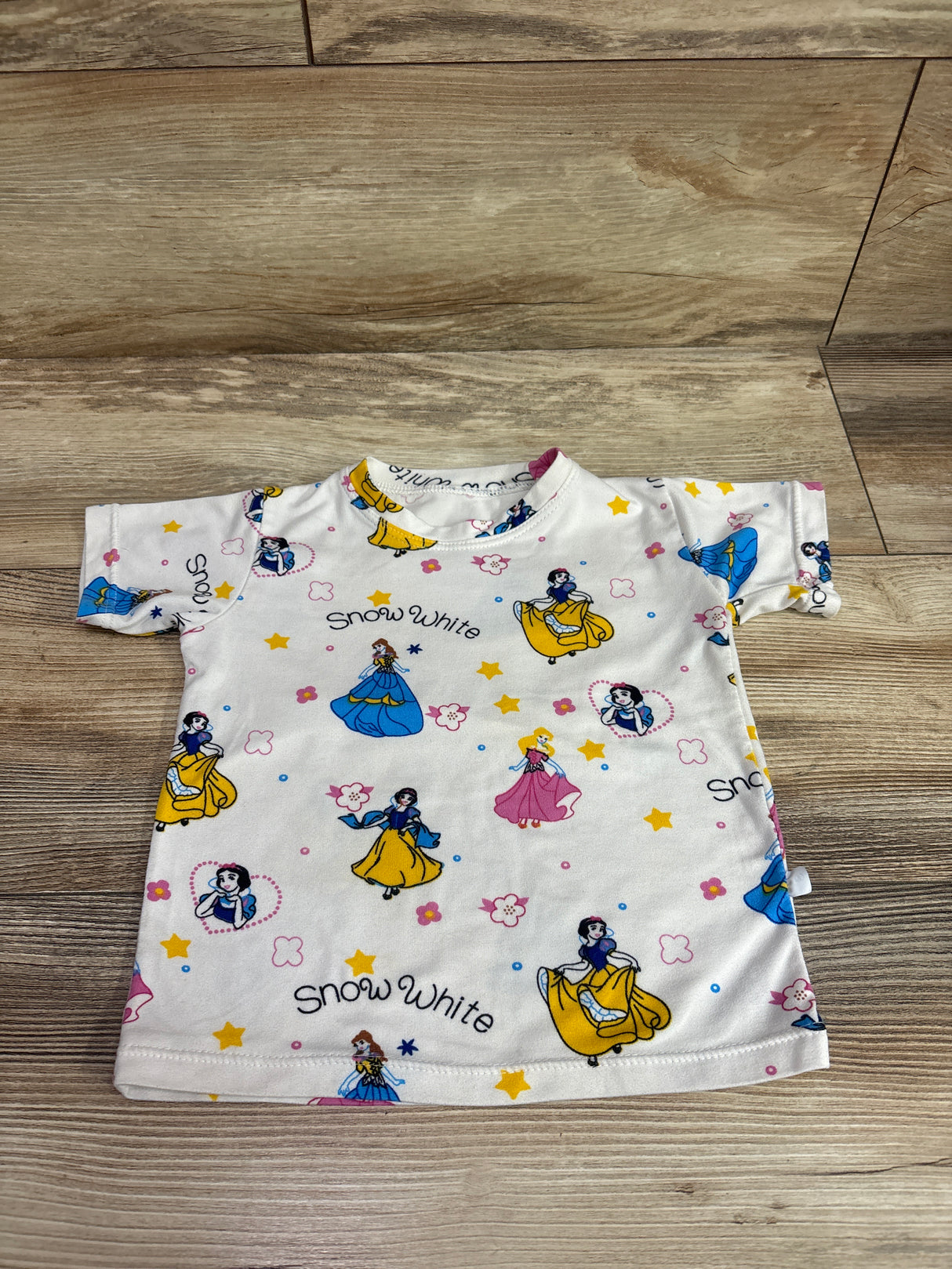 Snow White Graphic Shirt White sz 2/3T