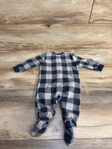 PL Baby Buffalo Plaid Blanket Sleeper Grey sz 3m